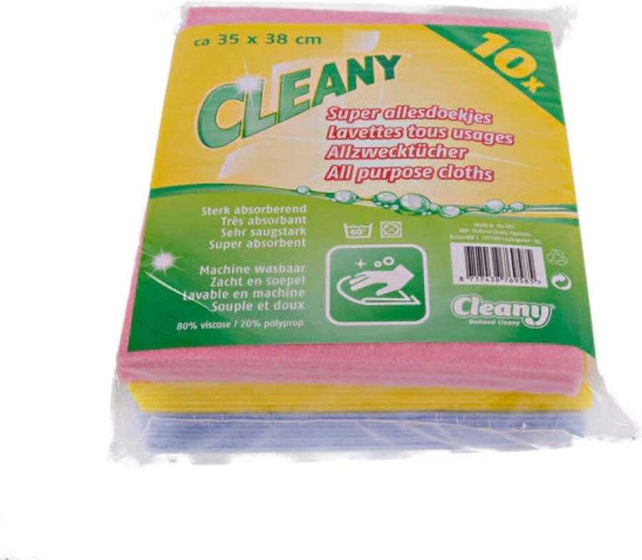 Cleany vaatdoeken Allesdoeken 10 stuks 35x38