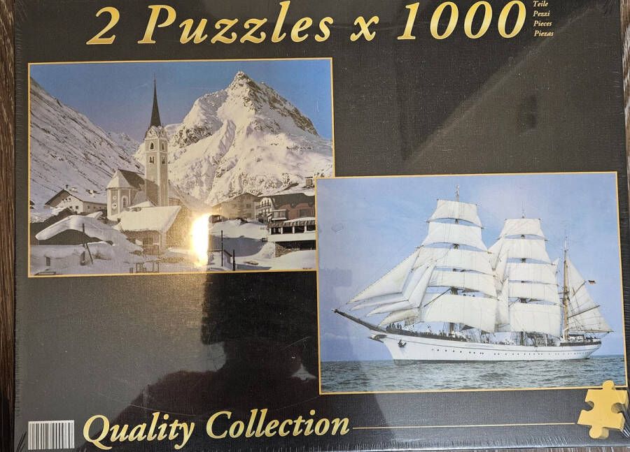 Clementoni 2 puzzels x 1000 Quality Collection Sacre Coeur Parijs & Tower Bridge Londen
