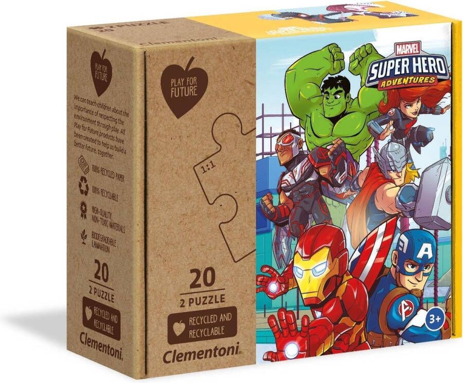 Clementoni 24775 Puzzel Legpuzzel Marvel Avengers 20 stuk(s)