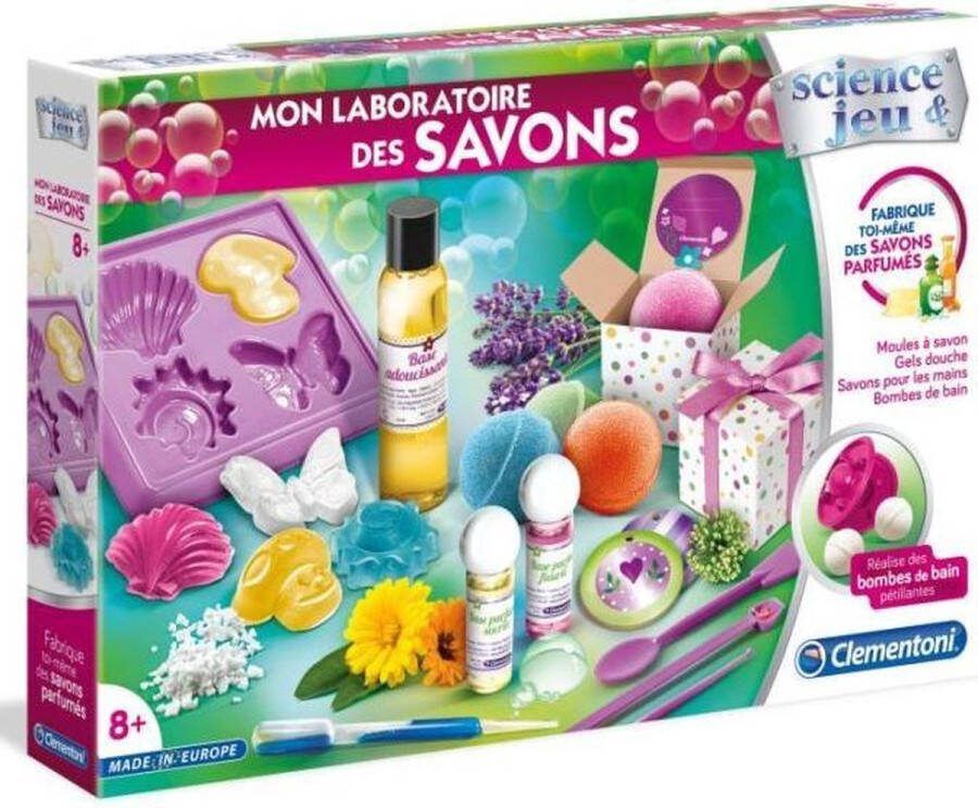 Merkloos CLEMENTONI Science & Game My Soap Lab Wetenschappelijk spel