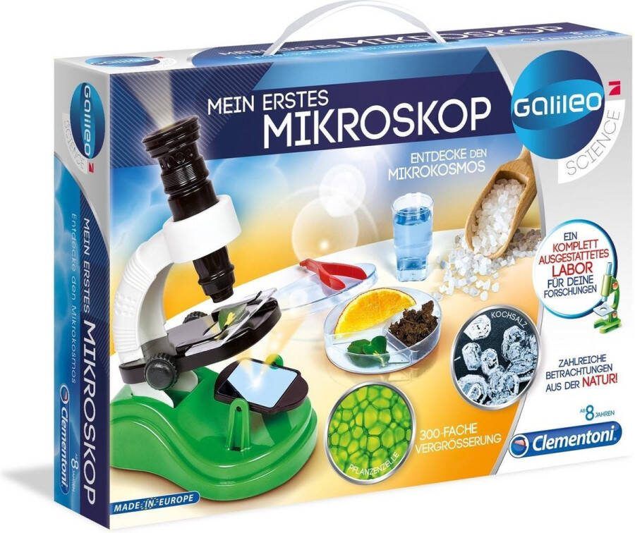 Clementoni 8005125590117 Mijn eerste microscoop met vele accessoires