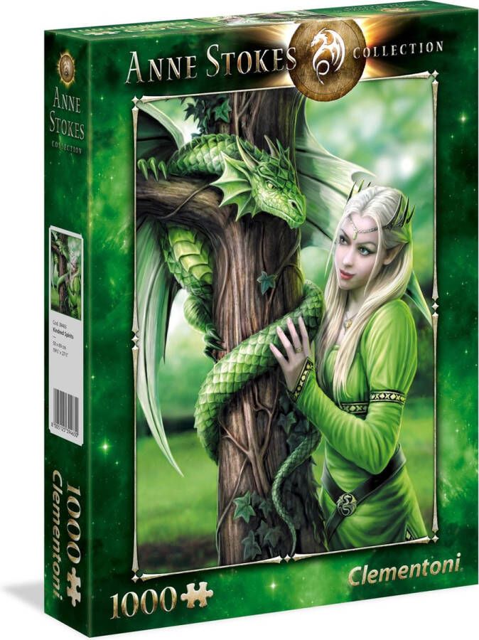 Clementoni Anne Stokes Puzzel Collectie Kindred Spirits 1000 stukjes puzzel volwassenen