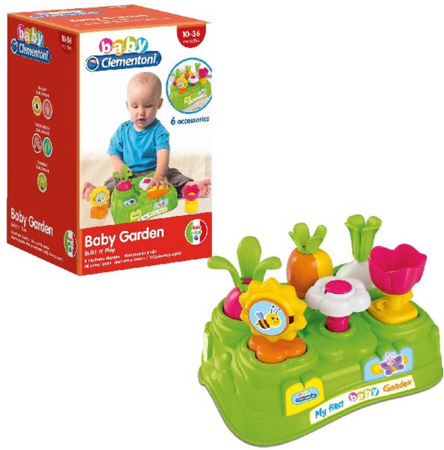 Clementoni Baby Garden Motoriek Speelgoed Mini Activiteitentafel Educatief Speelgoed 1 jaar