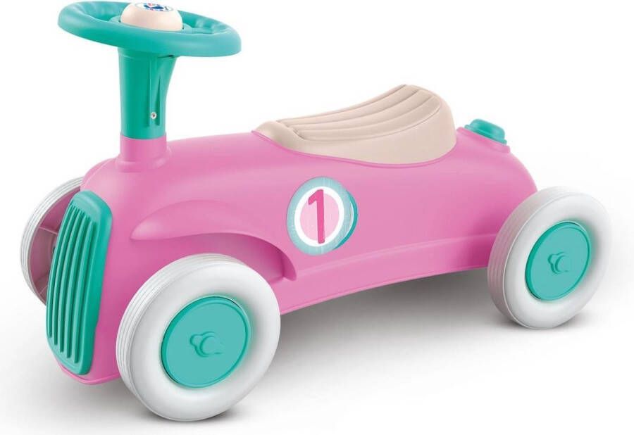 Clementoni Baby Mijn Eerste Loopauto roze ride on speelgoedauto rijspeelgoed