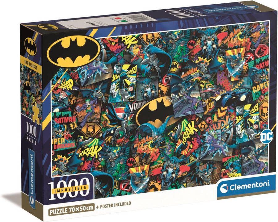 Clementoni BATMAN 1000 PC HQC 1000 IMPOSSIBLE 2020
