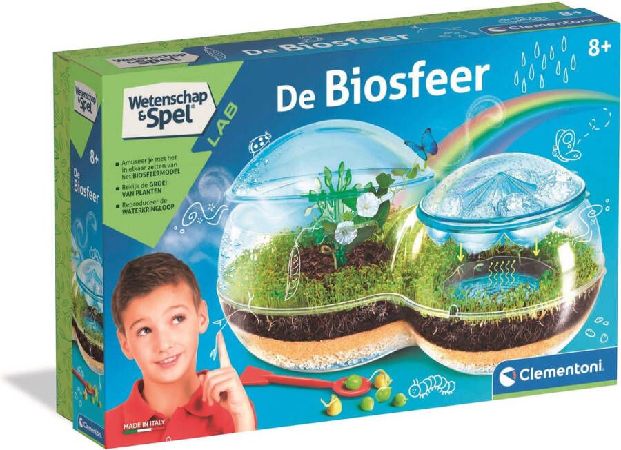 Clementoni Wetenschap & Spel De Biosfeer Experimenteerdoos Wetenschapslab Vanaf 8 jaar