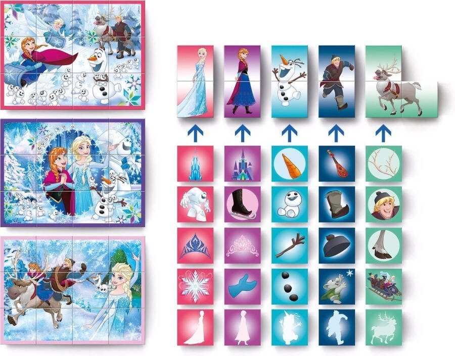 Clementoni Blokken 12 Multi Play Frozen