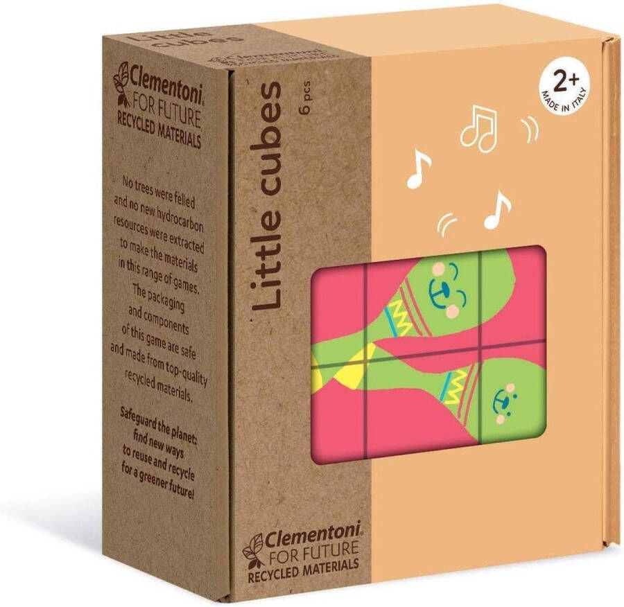 Clementoni Blokkenpuzzel Little Cubes Kinderen 6-delig puzzels kinderen