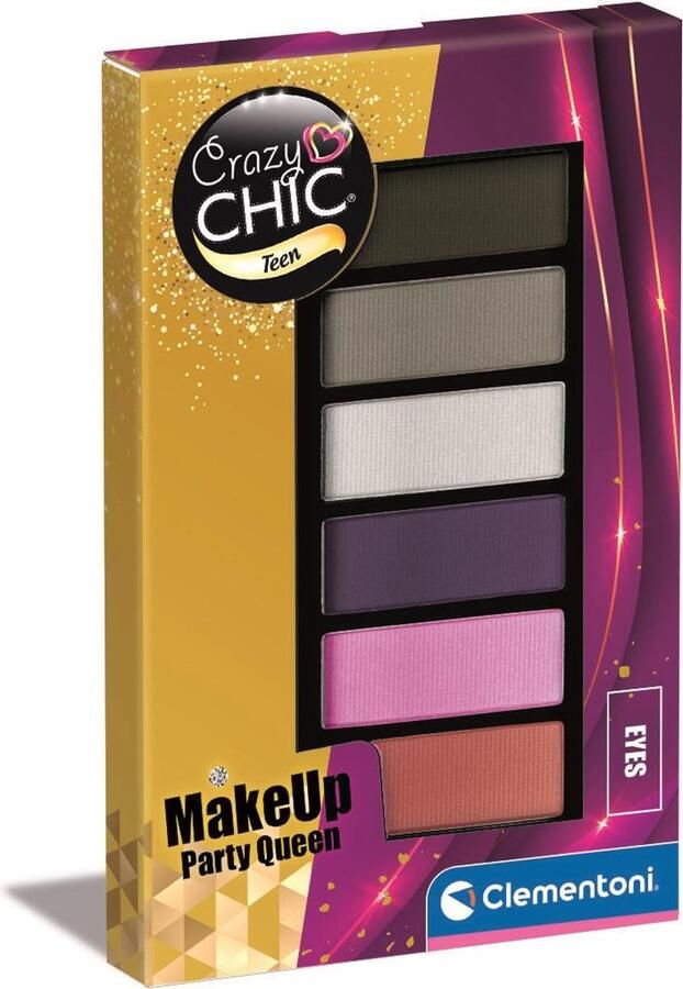 Clementoni CRAZY CHIC TEEN EYESHADOW PARTY QUEEN STYLE