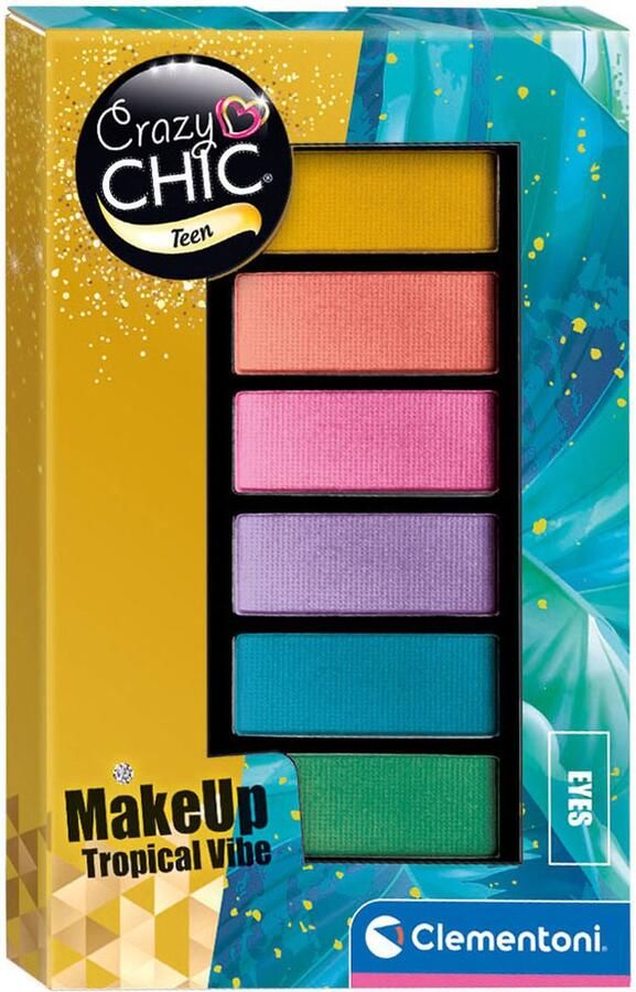 Clementoni CRAZY CHIC TEEN EYESHADOWS TROPICAL STYLE