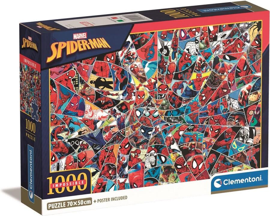 Clementoni MARVEL SPIDERMAN 1000 PC HQC 1000 IMPOSSIBLE