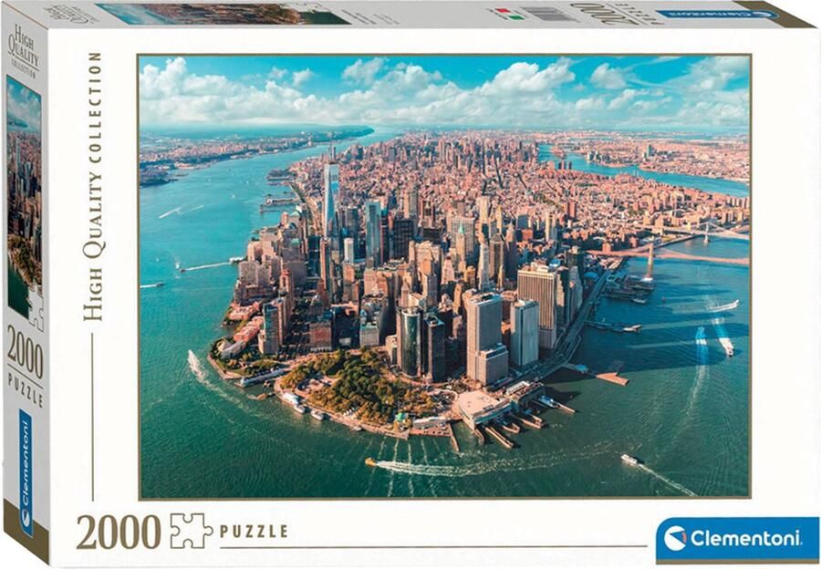 Clementoni Puzzel 2000 Stukjes High Quality New York Puzzel Voor Volwassenen