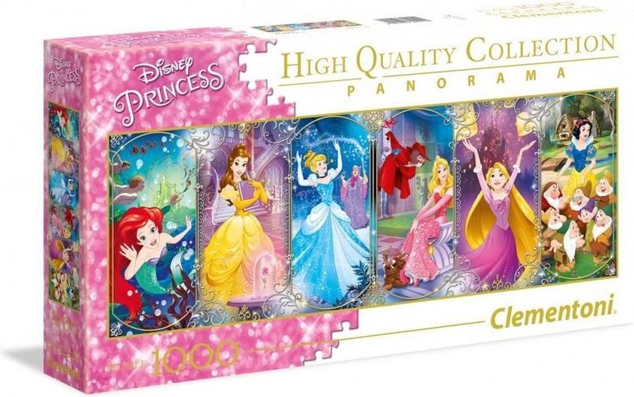 Clementoni puzzel Panorama Disney Princess 1000 stukjes