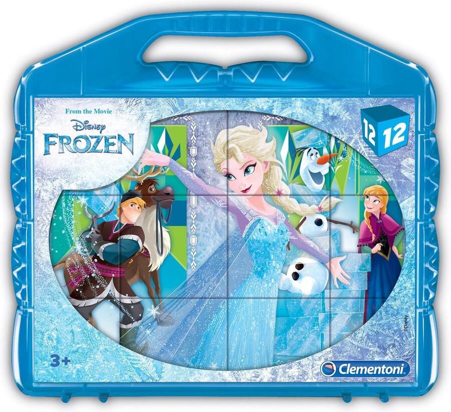 Clementoni Puzzelblokken Frozen 12 blokken Disney