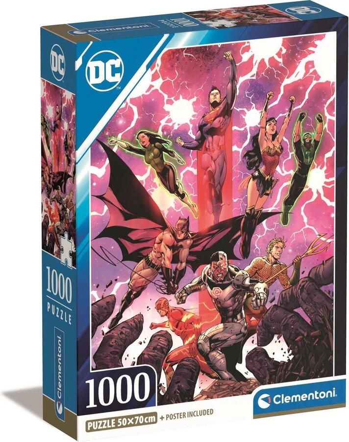 Clementoni PZL 1000 COMPACT BOX DC COMICS