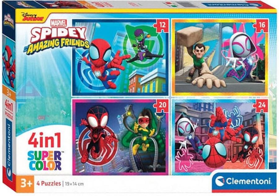 Clementoni PZL 4IN1 SPIDEY AND HIS AMAZING FRIENDS