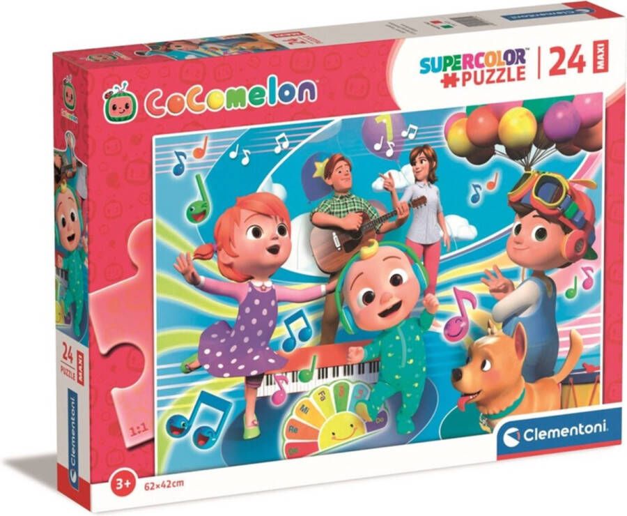 Clementoni Cocomelon MAXI 1 Puzzel 24 Stukjes 1 Stuk