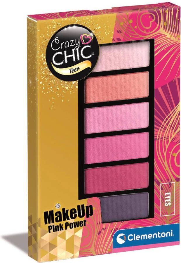 Clementoni CRAZY CHIC TEEN EYESHADOW PINK POWER STYLE