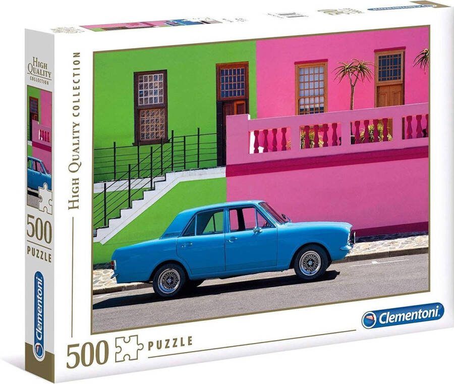 Clementoni legpuzzel HQ de blauwe auto 500 stukjes