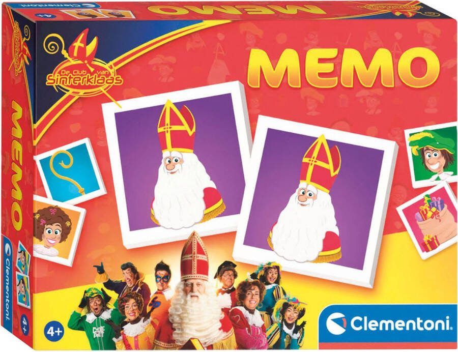 Clementoni De Club van Sinterklaas Memoryspel Speelgoed 48 kaarten Vanaf 4 jaar