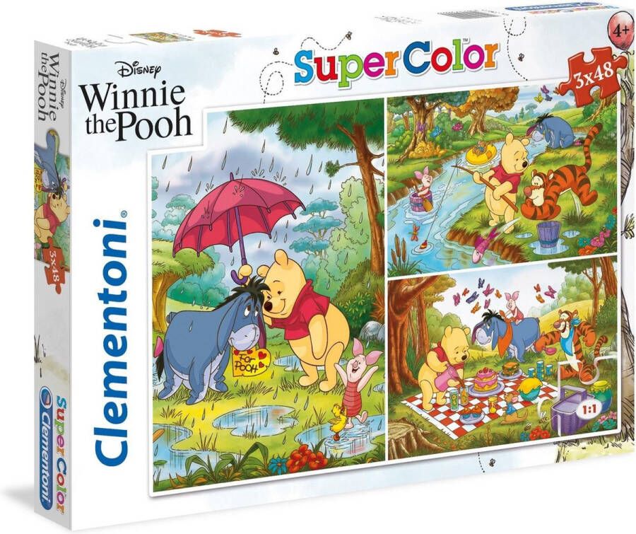 Clementoni Disney Winnie the Pooh Legpuzzel 48 stuk(s) Stripfiguren