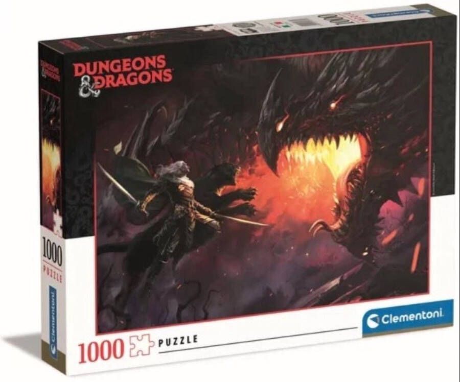 Clementoni DUNGEONS AND DRAGONS Visual 2- Puzzel 1000 Stukjes