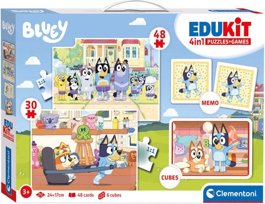 Clementoni EDUKIT 4 IN 1 BLUEY
