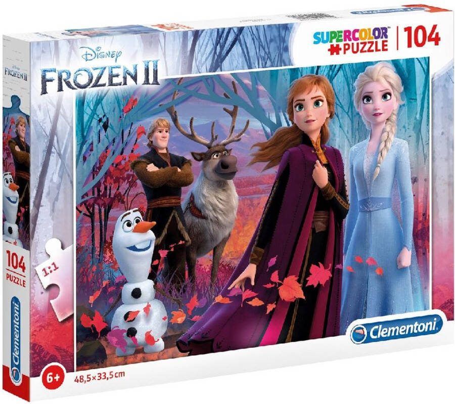 Frozen 2 Puzzel Clementoni 104 puzzelstukjes