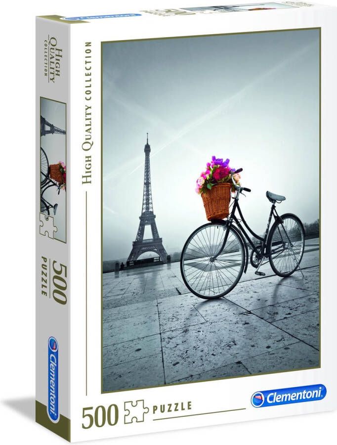 Clementoni Legpuzzel High Quality Puzzel Collectie Romantic promenade in Paris 500 Stukjes puzzel volwassenen