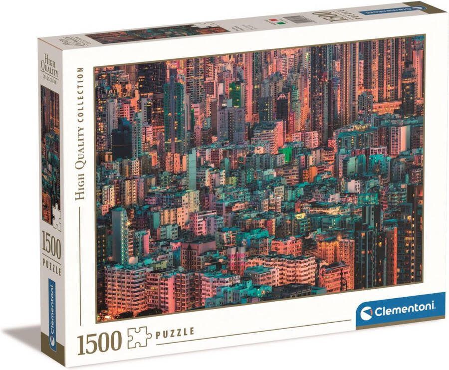 Clementoni Puzzel 1500 Stukjes High Quality Collection The Hive Hong Kong Puzzel Voor Volwassenen en Kinderen 14-99 jaar 31692