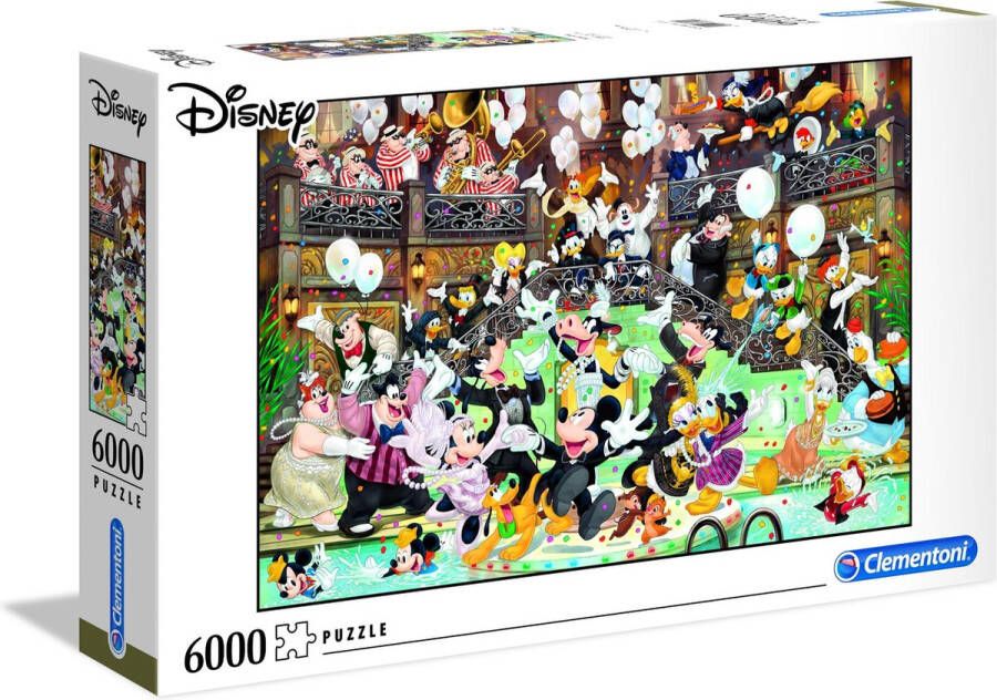 Clementoni High Quality Collection Puzzel 6000 Stukjes Disney Gala Puzzel Voor Volwassenen en Kinderen 14-99 jaar