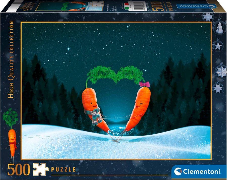 Clementoni kerstpuzzel love 500 stukjes Volwassenen Kinderen