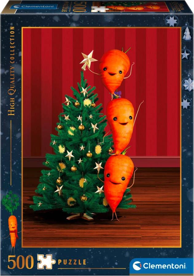 Clementoni kerstpuzzel wortels 500 stukjes Kinderen Volwassenen