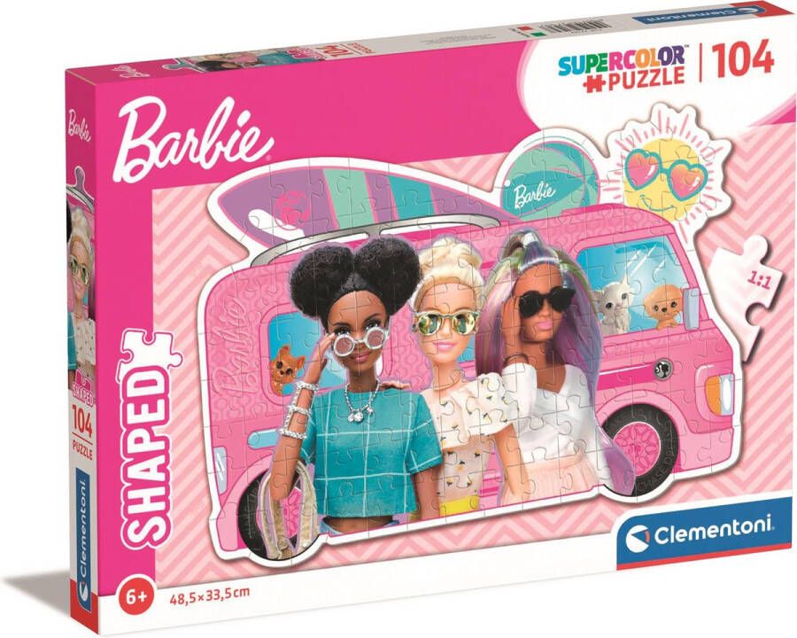 Clementoni Kinderpuzzels Barbie 104 Stukjes Puzzel 6-8 jaar 27162