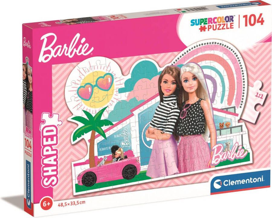 Clementoni Kinderpuzzels Barbie 104 Stukjes Puzzel 6-8 jaar 27163