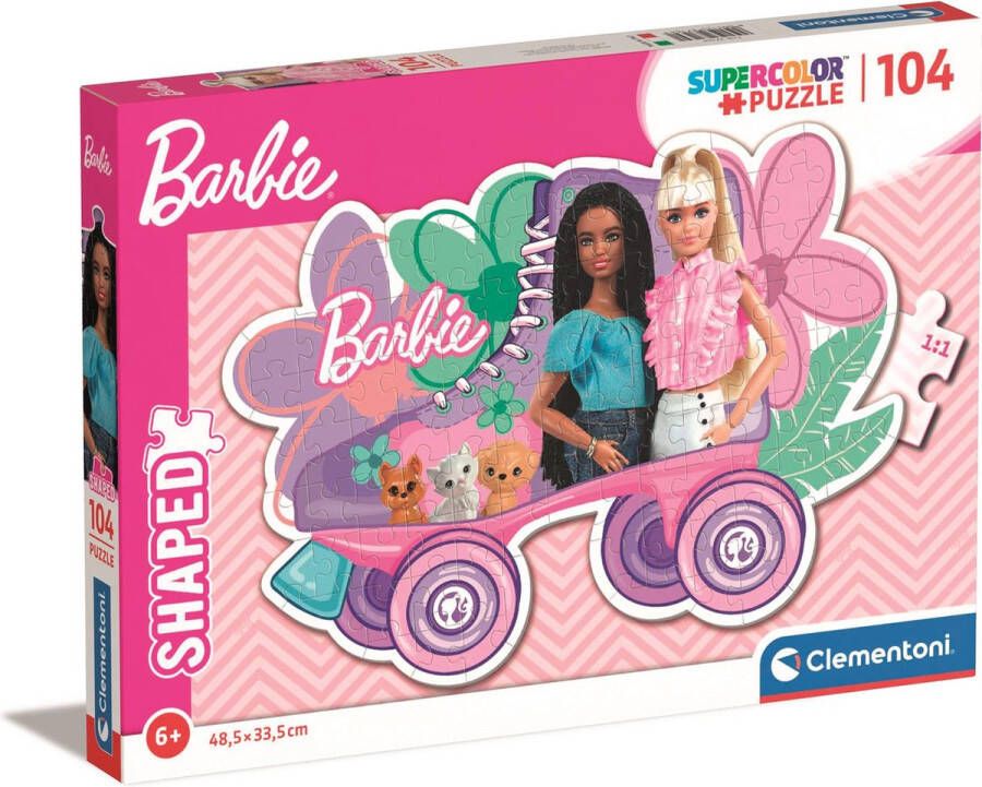 Clementoni Kinderpuzzels Barbie 104 Stukjes Puzzel 6-8 jaar 27164