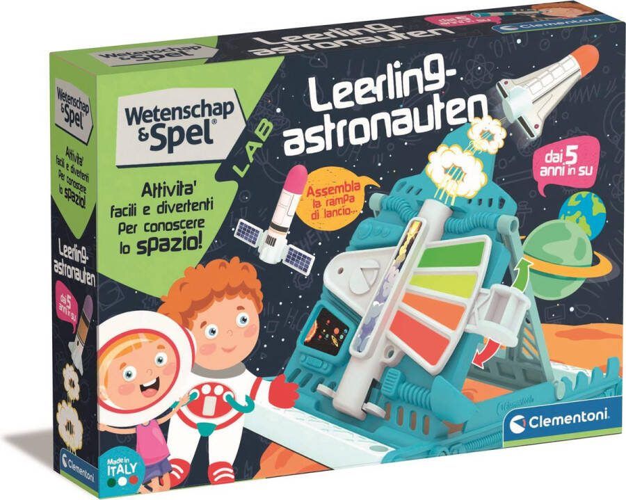 Clementoni Wetenschap en Spel – Astronauten in Spe – Wetenschap Speelgoed – Experimenten – 5 jaar en ouder