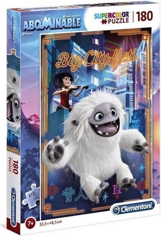 Clementoni Legpuzzel Abominable Big City Yeti Junior Karton 180 Stukjes