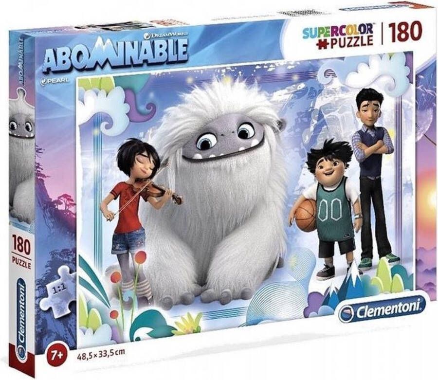 Clementoni Legpuzzel Abominable Junior Karton 180 Stukjes