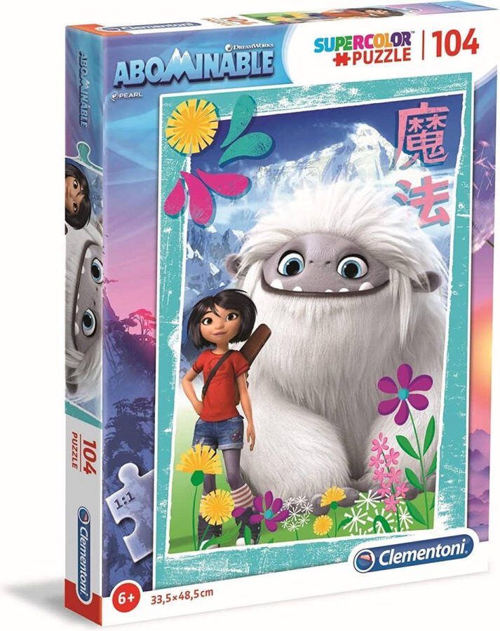 Clementoni Legpuzzel Abominable Karton Junior 104 Stukjes