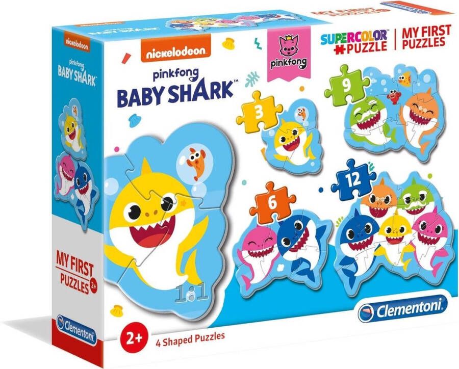 Clementoni Legpuzzel Baby Shark Junior Karton 30 Stukjes 4-delig