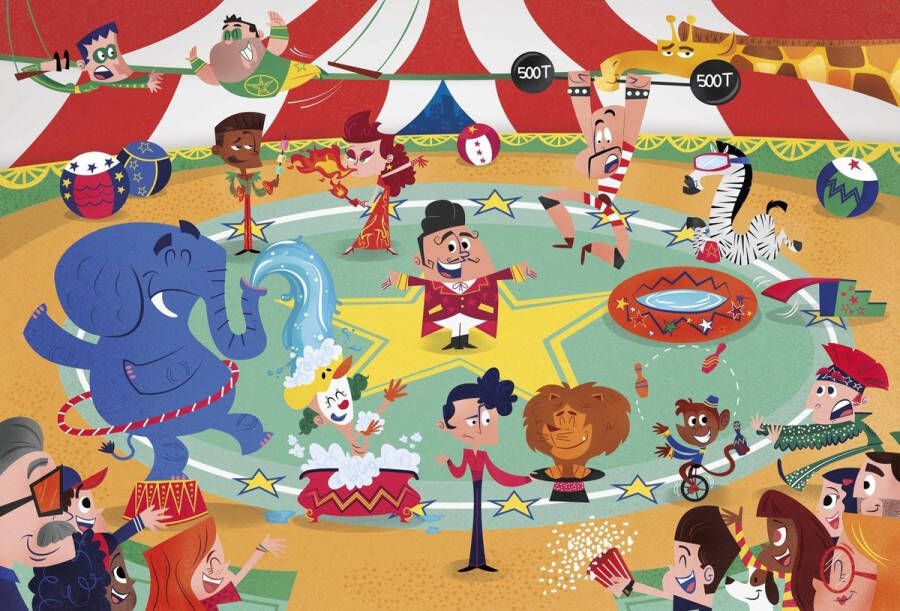 Clementoni Legpuzzel Crazy Circus 104 Stukjes 62 X 42 Cm