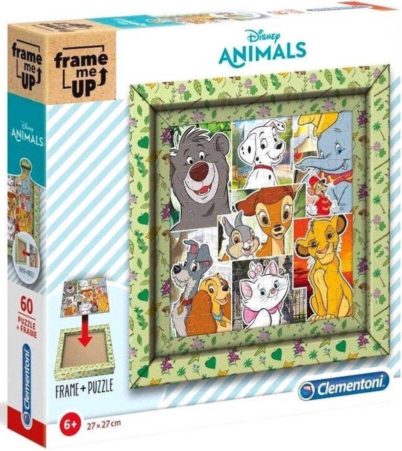 Clementoni Legpuzzel Disney Animals Junior 27 Cm Karton 61-delig