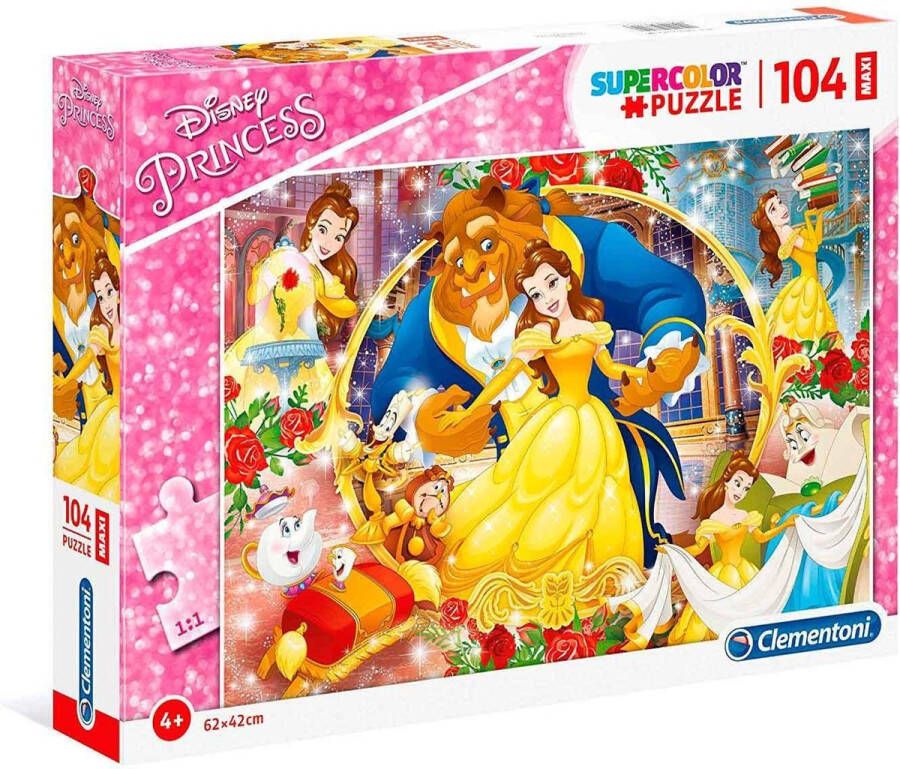 Clementoni Legpuzzel Disney Belle & Het Beest 104 Stukjes