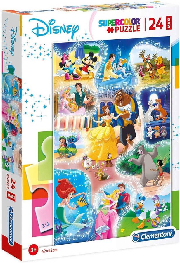 Clementoni Legpuzzel Disney Junior 35 5 X 48 5 Cm 24 Stukjes