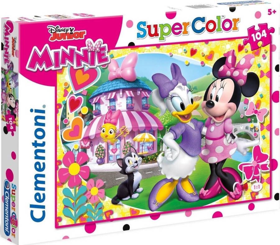 Clementoni Legpuzzel Disney Minnie Junior Karton 104 Stukjes