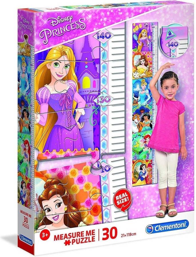 Clementoni legpuzzel Disney Princess Measure Me 30 stukjes