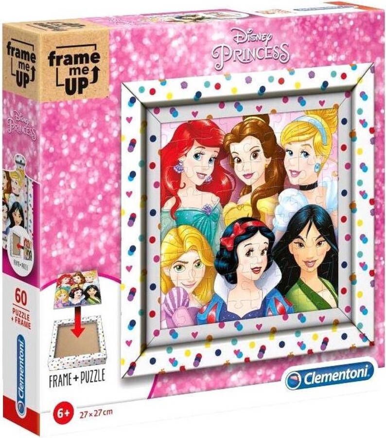 Clementoni Legpuzzel Disney Princess Meisjes 27 Cm Roze 61-delig