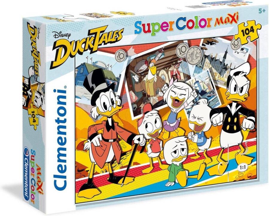 Clementoni Legpuzzel Duck Tales 104 Stukjes 37 X 28 Cm