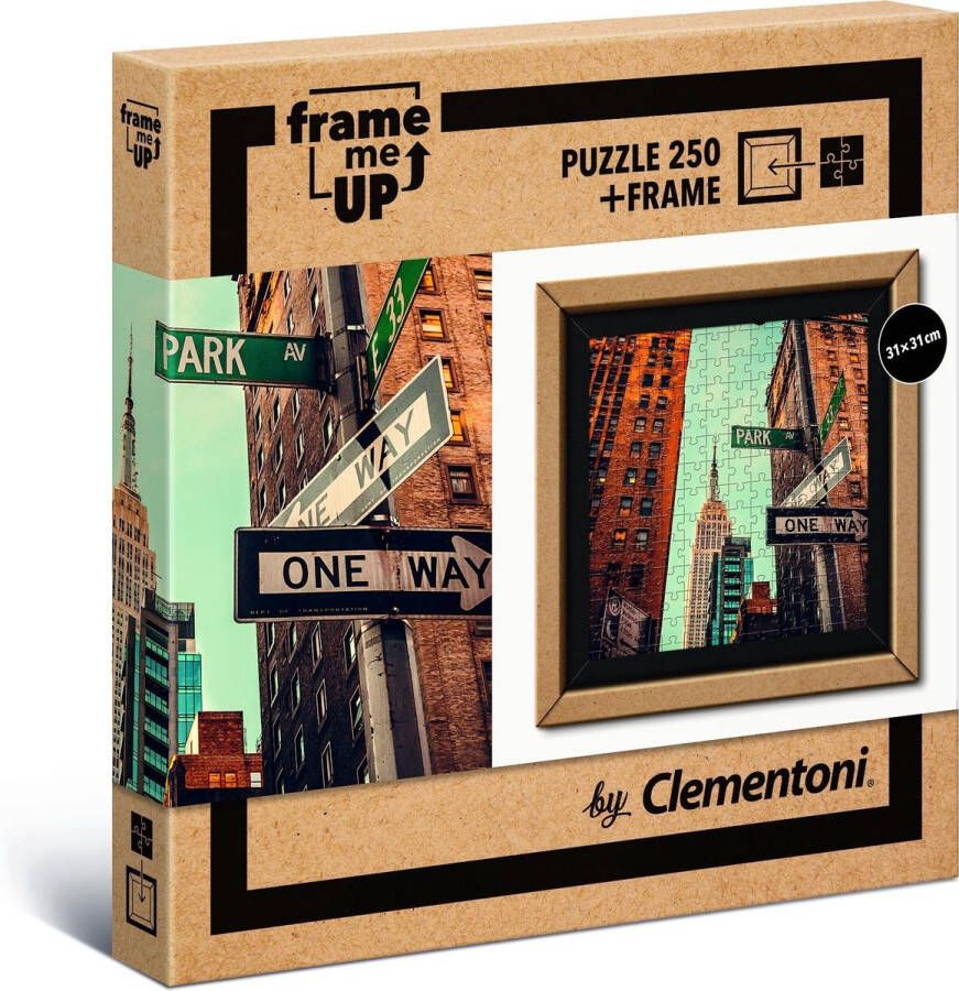 Clementoni Legpuzzel Frame Me Up Puzzel Collectie One way 250 stukjes puzzel volwassenen